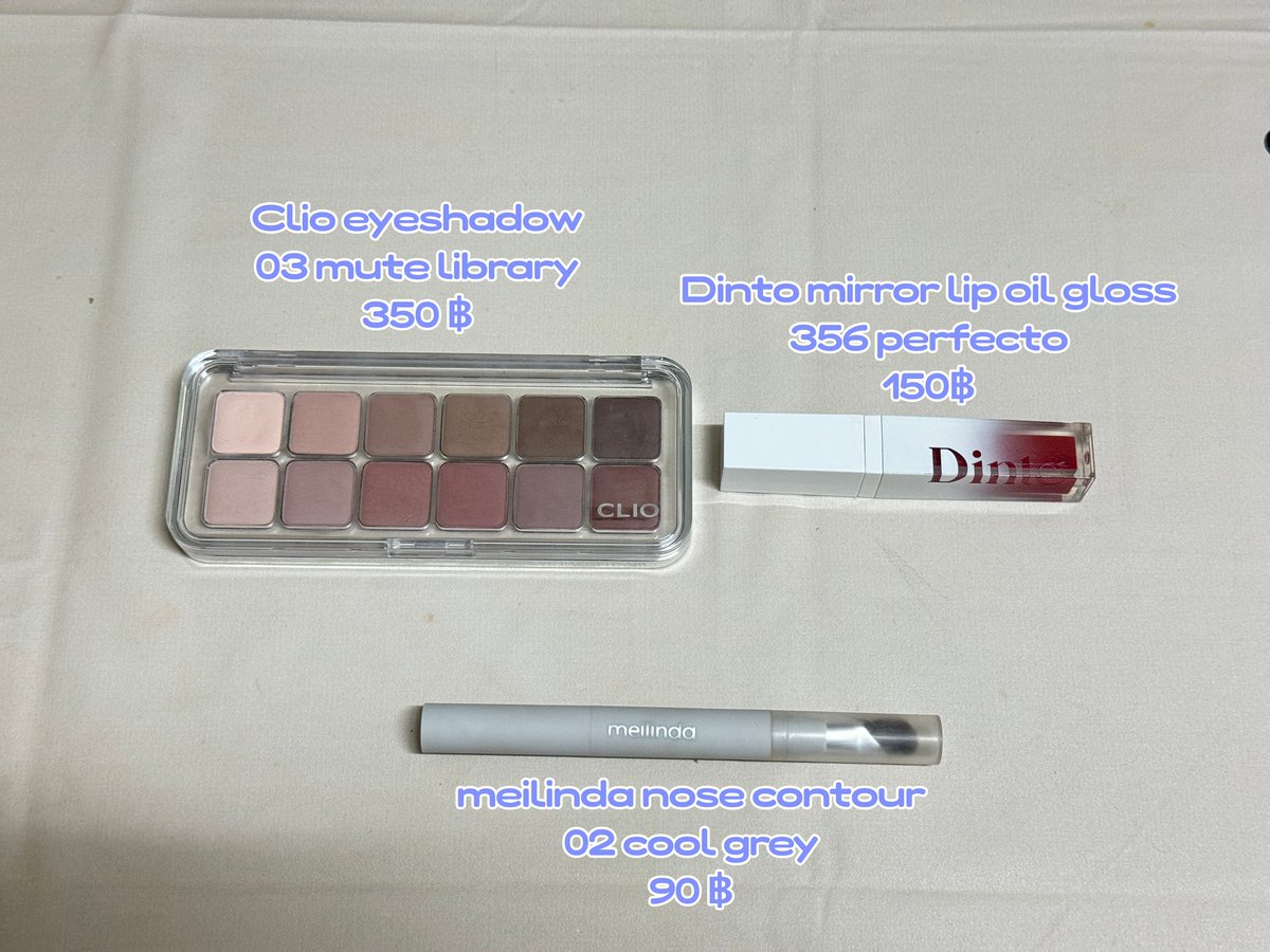nsilneko's tweet photo. ส่งต่อเครื่องสำอาง `♥︎💄

ꕤ เพิ่มเติมในเมนชั่น ราคาแต่ละชิ้นรส.แล้วค่ะ

⚠︎ รบกวนอ่านตรงนี้นิดนึงนะคะ
คสอ.ทุกชิ้น ซื้อภายในปีนี้ สภาพ 90 % ทุกชิ้น ไม่มีกล่องทั้งหมดค่า

( 📨 ) สนใจหรือสอบถามเพิ่มเติม dm ได้คับ

#ส่งต่อเครื่องสำอาง #ส่งต่อเครื่องสำอางมือสอง #ส่งต่อสกินแคร์ https://t.co/qZLSBR5ctN