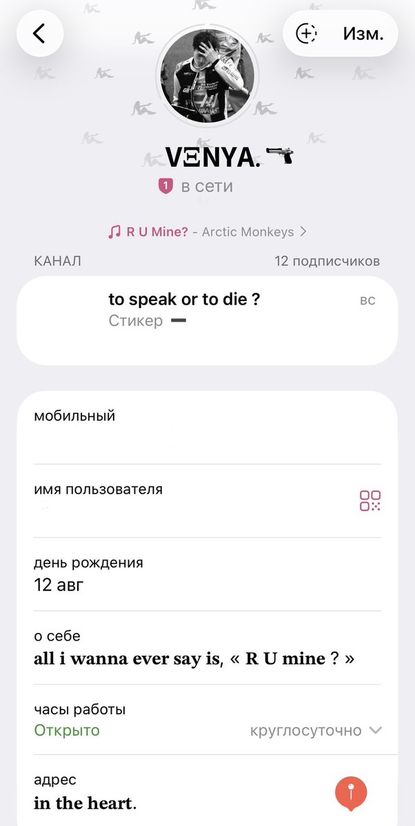 venyaaoff's tweet photo. привет зацените пожалуйста как я оформила профиль в тг пжпжпжпж https://t.co/AoUYUzTHt8