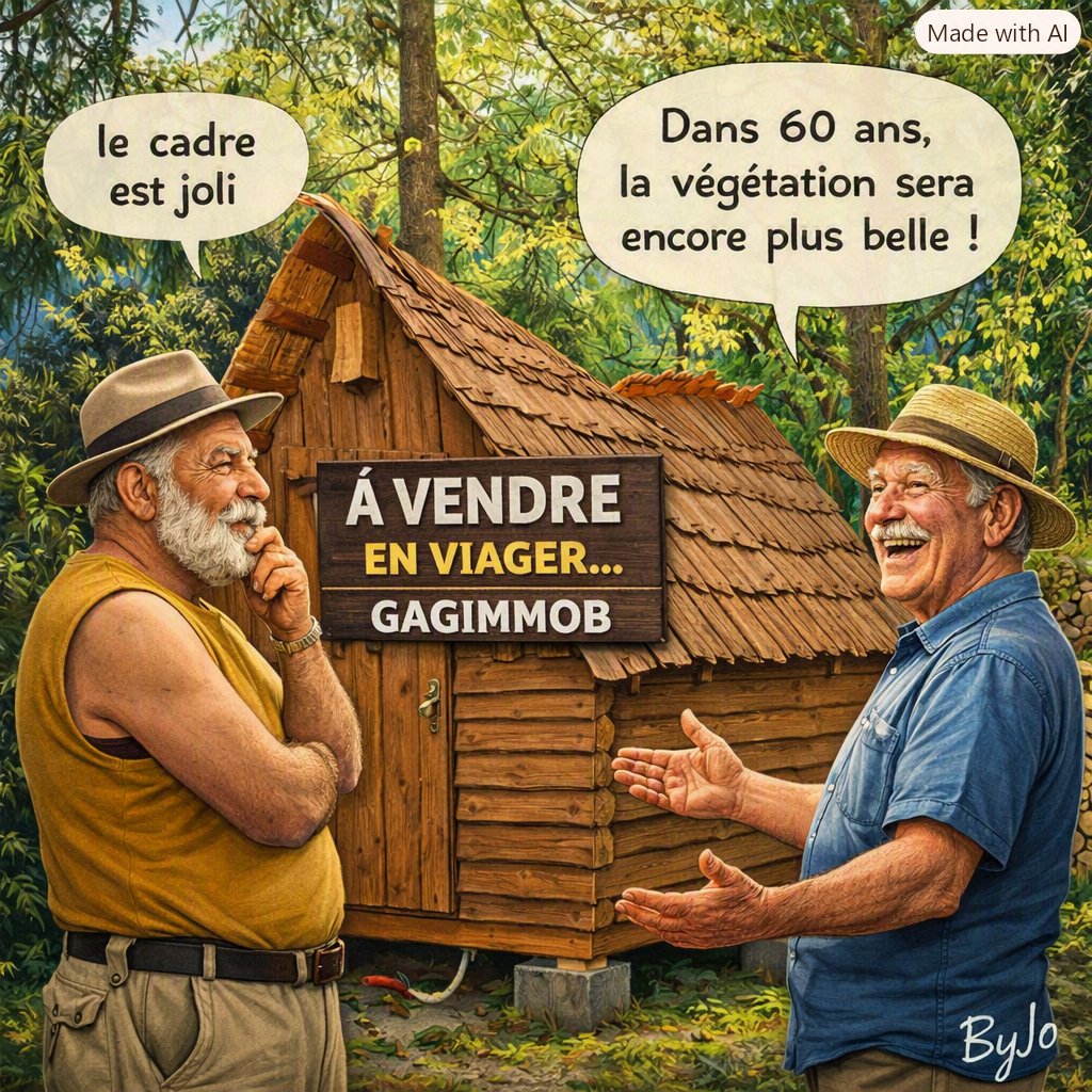 JolVitalis's tweet photo. Le Fait du Jour by Jo:
🌲 Le viager, une vente moderne ! https://t.co/KUvrEJqonB
Avec la Canicule, les gens qui recherchent la fraicheur sont -ils prêts à tout ?
Sur https://t.co/OZjEA8kIBL
#canicule #viager #forêt https://t.co/zU9Ovr3nYw