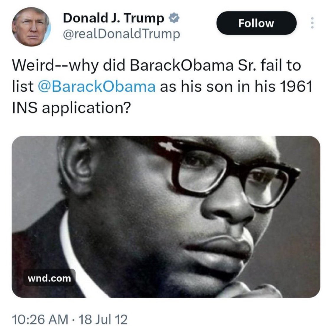 jjauthor's tweet photo. It all began with a fake birth certificate. https://t.co/XH9m19DU87
