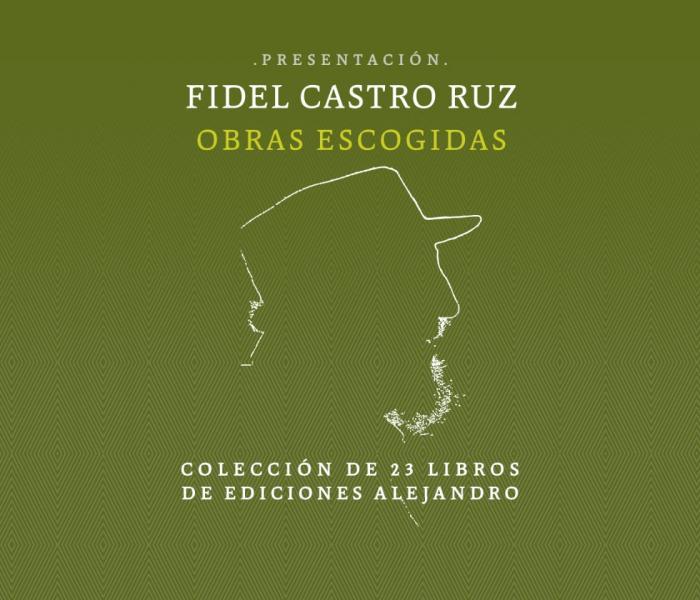 Granma_Digital's tweet photo. 📚💻Disponible para descargar la colección completa de Obras Escogidas de Fidel Castro Ruz.

📌La colección, de 23 tomos, reúne una selección de discursos, intervenciones, entrevistas, comparecencias y otros documentos del Comandante en Jefe Fidel Castro Ruz entre 1940-2016. https://t.co/mSm2RPsE7m