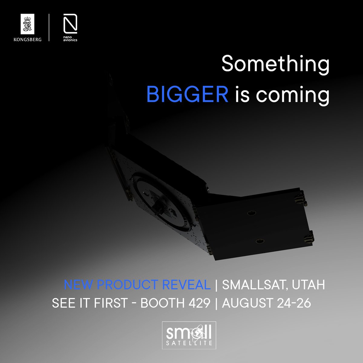 NanoAvionics's tweet photo. Our biggest product launch yet is coming to #SmallSat26.
Visit Booth 429 and be the first to discover our new satellite buses, built for larger, faster, and more capable missions.
See you next week in Salt Lake City! https://t.co/a13YJDfb5e