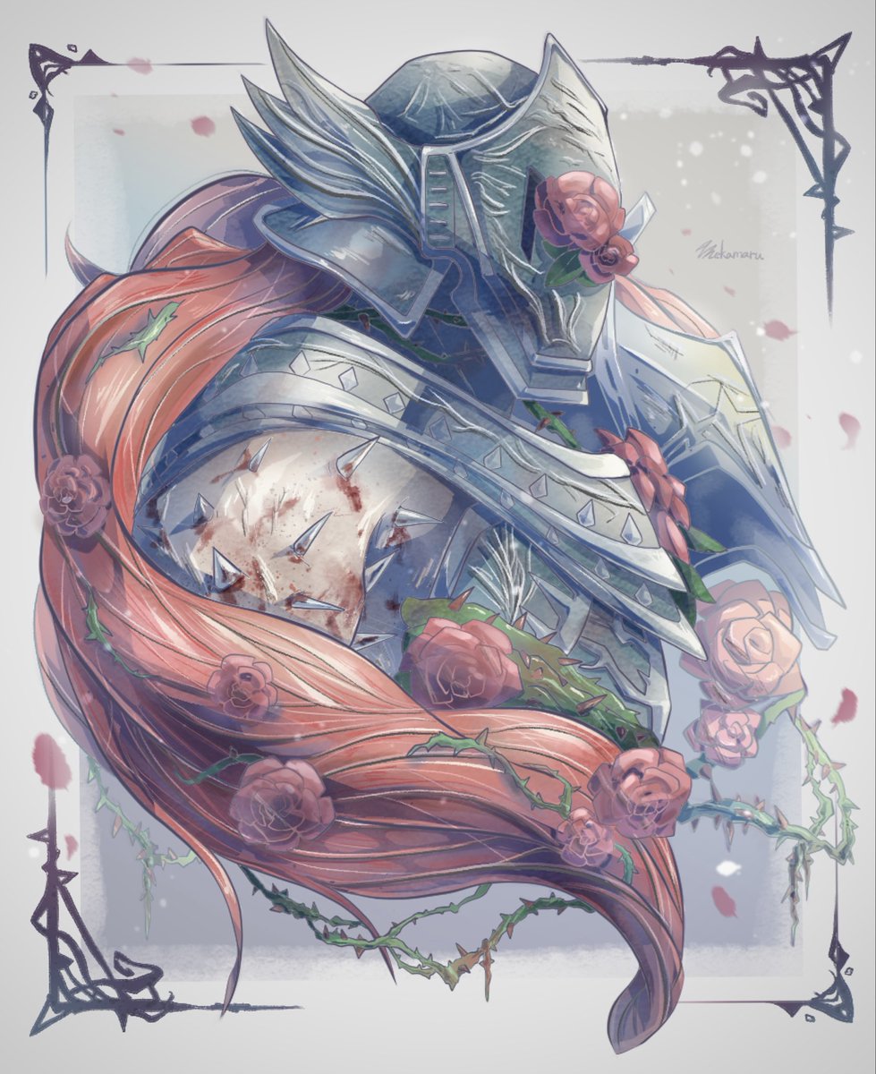 meka_dbd's tweet photo. ナイト -鋭い薔薇の棘-
#dbdfanart https://t.co/WZLfwULdyX
