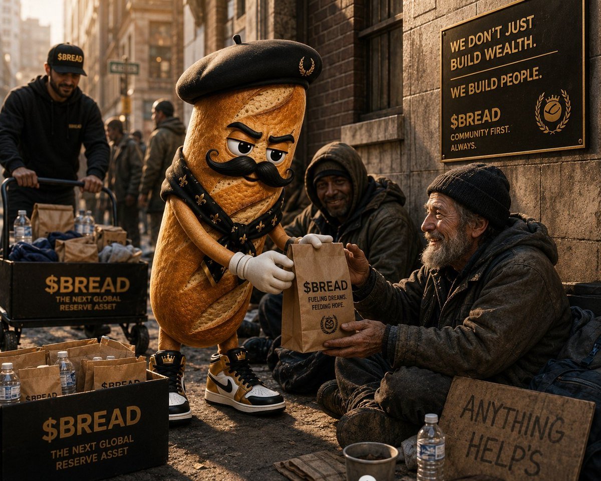 4THABREAD's tweet photo. Many are called, but few are chosen. 

In the crypto space, $BREAD is not just called to build quick wealth; it is chosen to build people, foster meaningful connections, and create a powerful network.

In this way, wealth is not achieved by one person alone, but by everyone who is fully involved. 

Start today and become part of the chosen ones.