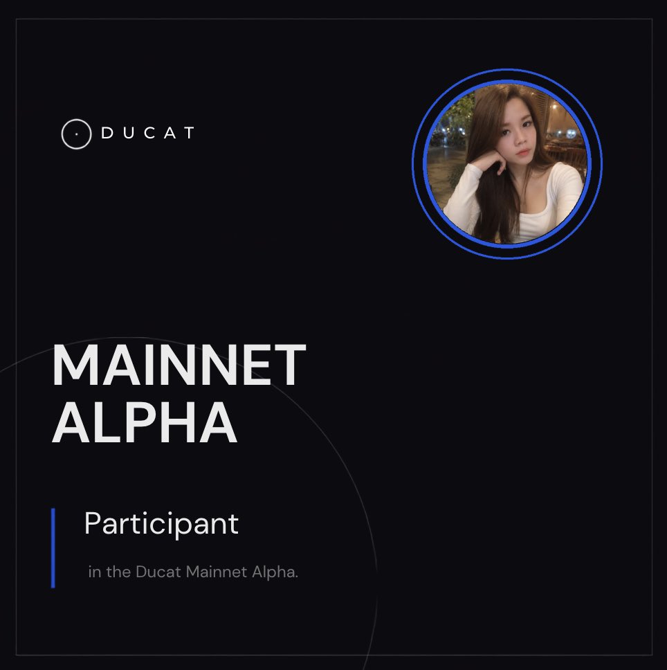 cristiicm01's tweet photo. It’s been over a year since I first started my journey with @Ducatstable .

From Testnet, through countless interactions, experiments, and protocol changes - Ducat has now entered Mainnet Alpha.

And I’m still here, currently sitting at Rank #12. 
👇 https://t.co/WN2CrW1plY