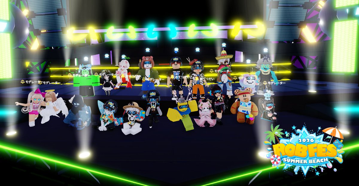 masyagitune's tweet photo. 3日間特別な体験ありがとうございます！
３日間お疲れ様でした！
#ロブフェス
#ロブフェスサマー2026 https://t.co/xkkqidDDuu