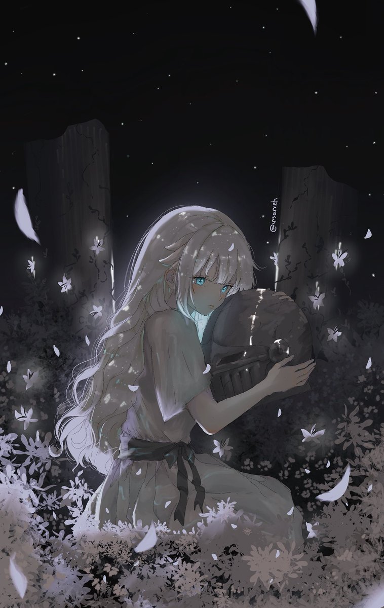 Insanieh's tweet photo. Ender lilies 🥀

#enderlilies #digitalartㅤㅤㅤㅤ #darkfantasy https://t.co/FIvLAOtNdJ