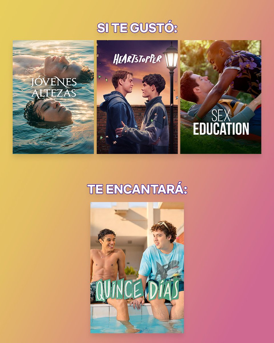 NetflixES's tweet photo. Sumamos una comfort movie a nuestro lore favorito 💖
La película 'Quince Días' ya está disponible. https://t.co/InOTo0HDKN