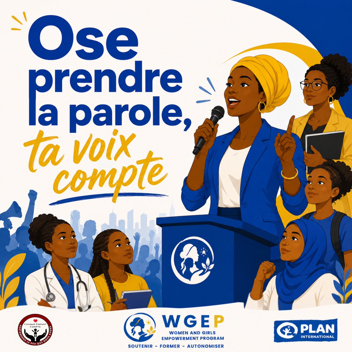 cec_mali's tweet photo. Chaque idée exprimée, chaque initiative lancée et chaque prise de parole contribue au changement. Le leadership commence souvent par un premier pas.

#ChaqueEnfantCompte #WGEP #YouthChallengeFund4
#Jusquàlégalité
#UntilWeAreEqual https://t.co/VU3XWhV8wT