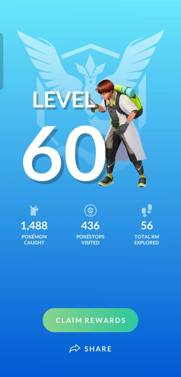 GoTrainerHQ's tweet photo. Level 60 unlocked! Big milestone down, onto the next adventure. #PokemonGo #PokemonGoApp
#ポケモンGO #ポケモンGO初心者 https://t.co/S91vn386av
