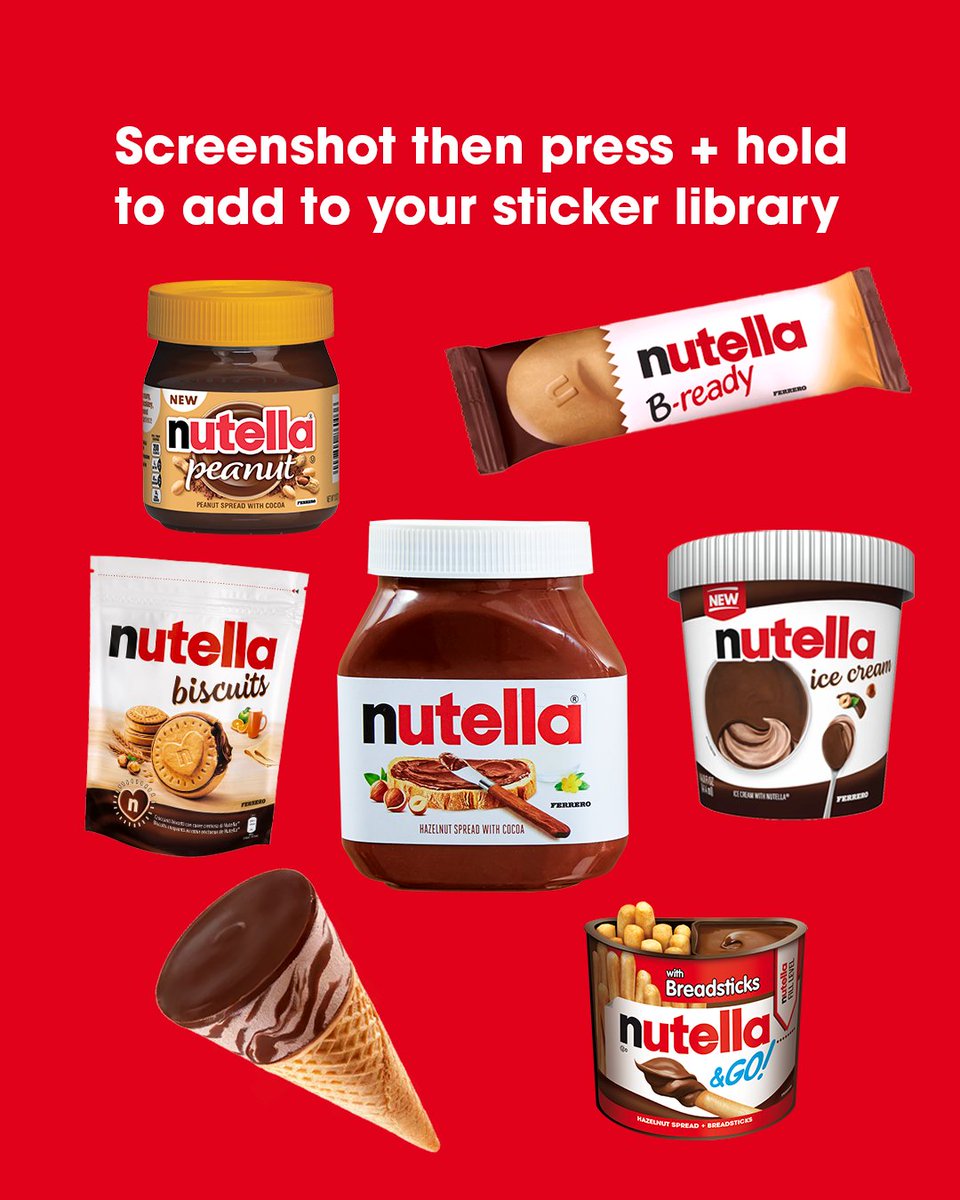 NutellaUSA's tweet photo. Group chat about to go crazy ❤️ 🌰 https://t.co/hhMUCosbY6