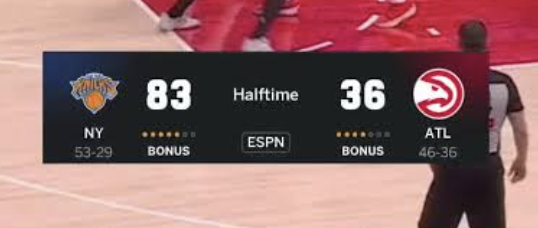 NykTerry's tweet photo. That says HALFTIME https://t.co/3dpF3NyjCe