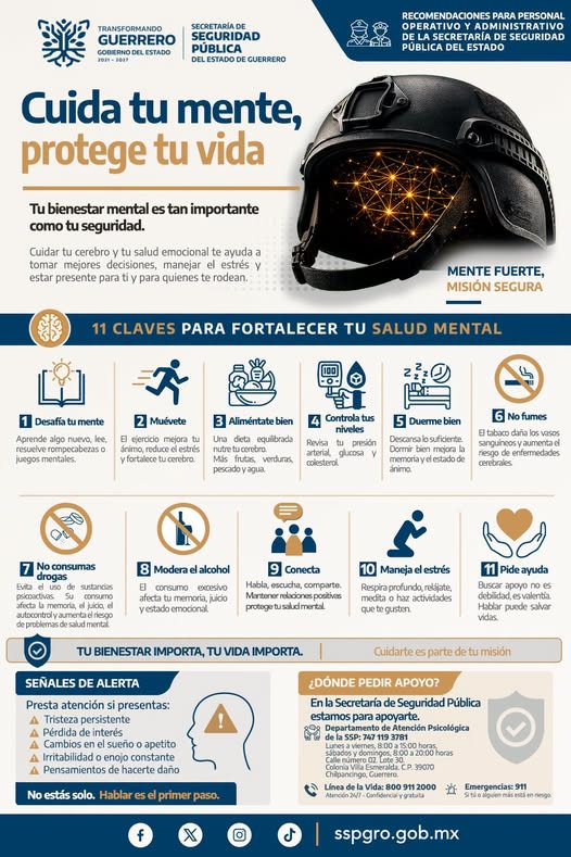 CuidaTv's tweet photo. Cuidar de tu salud mental también es una forma de protegerte.

Pequeñas acciones en tu día a día pueden hacer una gran diferencia en tu bienestar. Conoce las recomendaciones que compartimos y fortalece tu bienestar. https://t.co/4drWpa3kK3