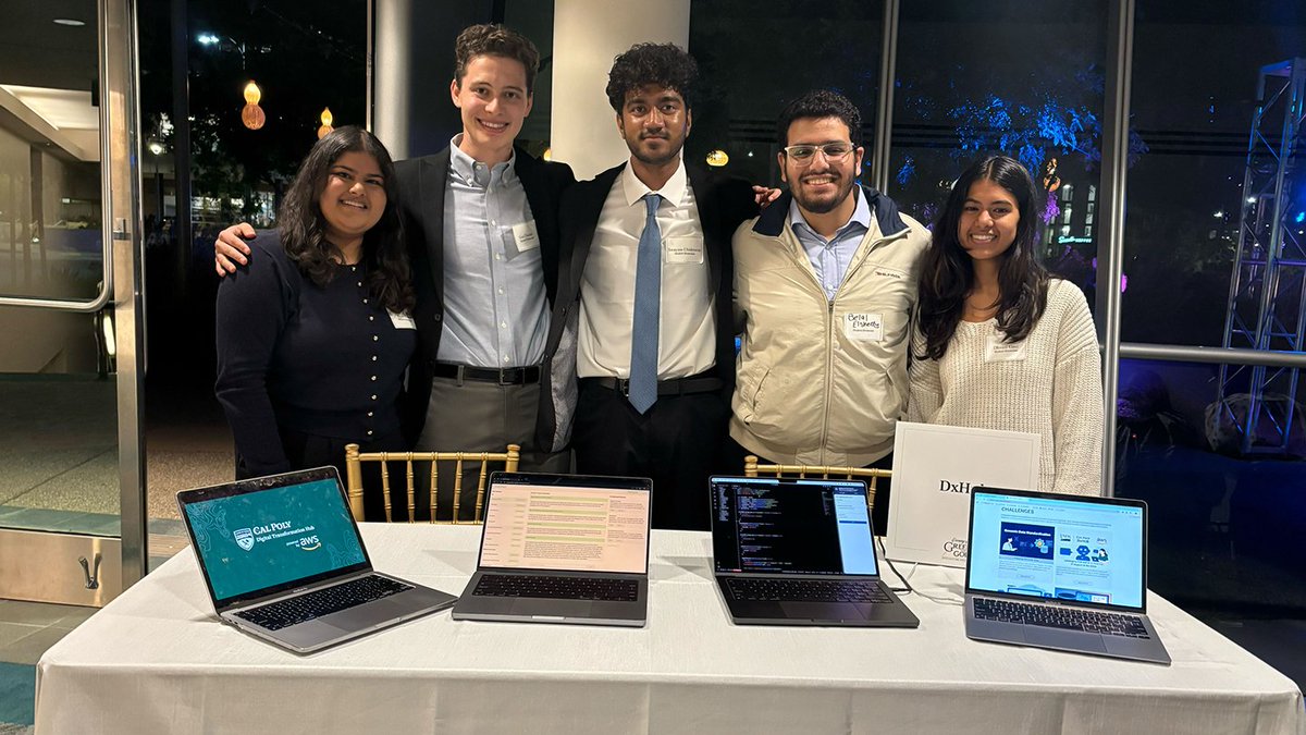 CalPolyCENG's tweet photo. Gus Flusser had built software before. He had never seen a customer jump out of a chair.

Through Cal Poly’s Digital Transformation Hub, the computer engineering graduate used AWS technology to help public agencies tackle time-consuming problems.

https://t.co/b86ijq2PbE https://t.co/vxQYF7odWc