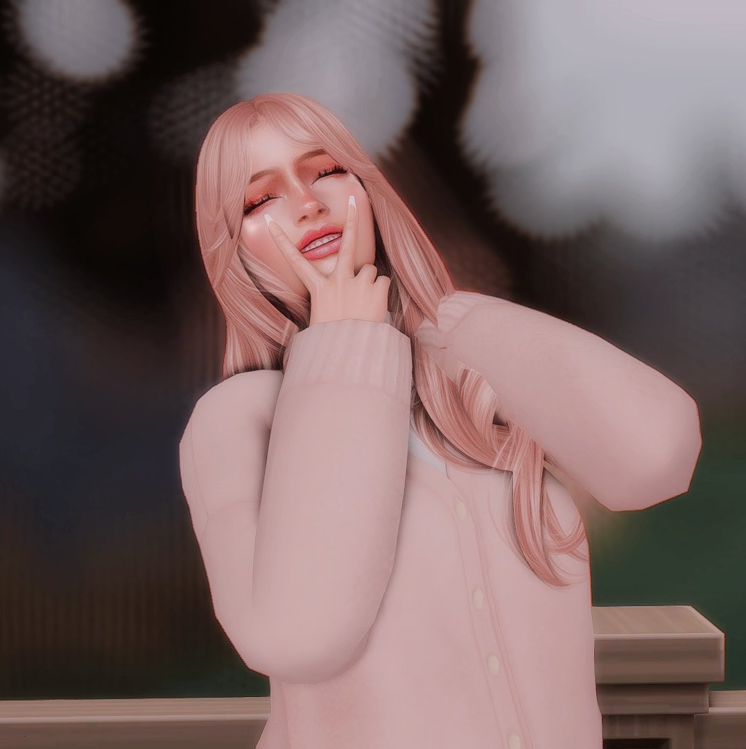 NostalSims's tweet photo. Unedited, but look at this cutie pie .ᐟ ToT 🩷 https://t.co/jvMx4s9haG