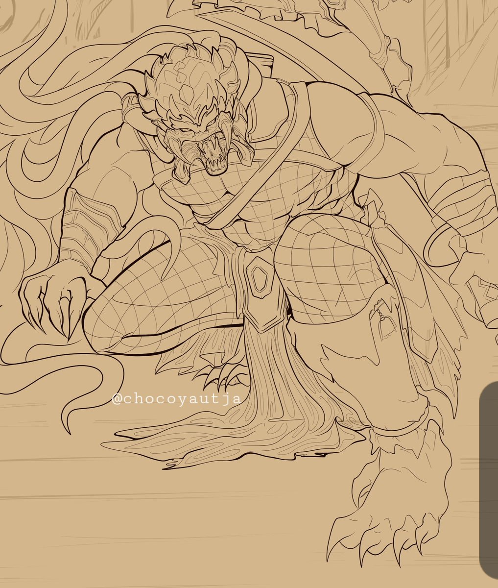 chocoyautja's tweet photo. Kwei 🏹
Ruin 🗡
#WIP Lineart cover for my power couple. Still working on the rendering. I keep jumping from project to project. 
.
#yautja #yautjaart #yautjaoc #scifiart #art #doodles #artist #sketch #lineart #alien #alienfanart #yautjaxhuman https://t.co/hLRs64YPoj