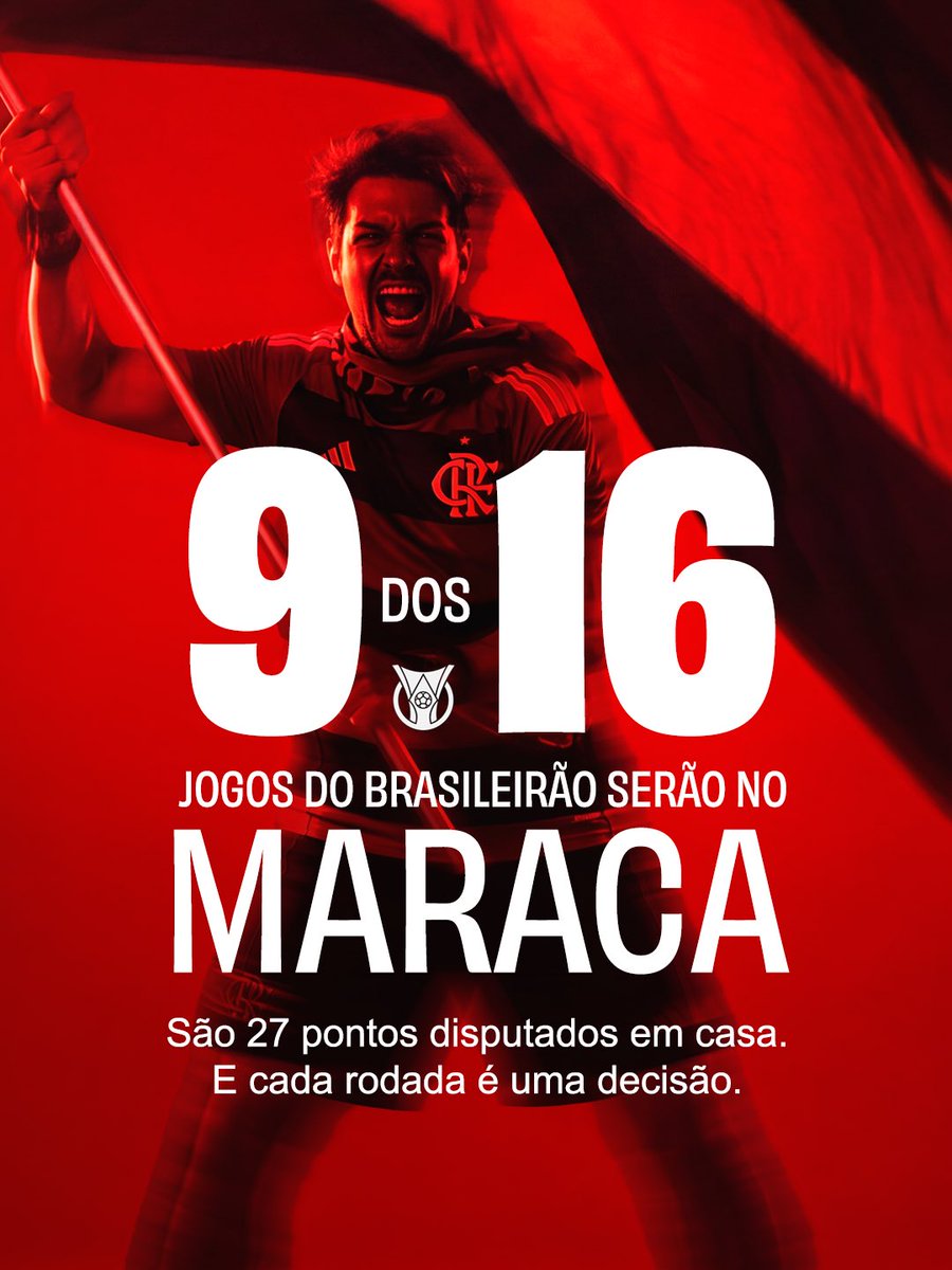NacaoCRF's tweet photo. O Flamengo conta com você no Brasileirão! 

Jogar em casa ao lado da Nação é essencial na briga pelo título e agora você pode curtir os jogos por menos de R$0,70/dia, com 50% de desconto e prioridade 4 nos setores Sul e Leste Superior. 

Acesse https://t.co/wDTTmtm5xv e assine! https://t.co/WQU1qOj2Lk