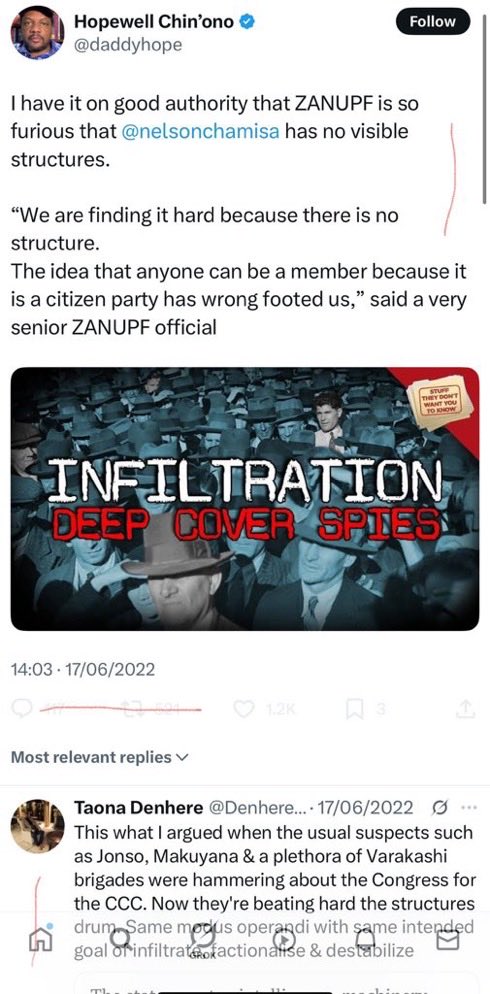 Goromigos's tweet photo. @nelsonchamisa @Wasanakusungu @daddyhope 😎please don’t be dragged into the sewer by this mercenary rat 🐀 @daddyhope ‼️ https://t.co/1BStehWORs