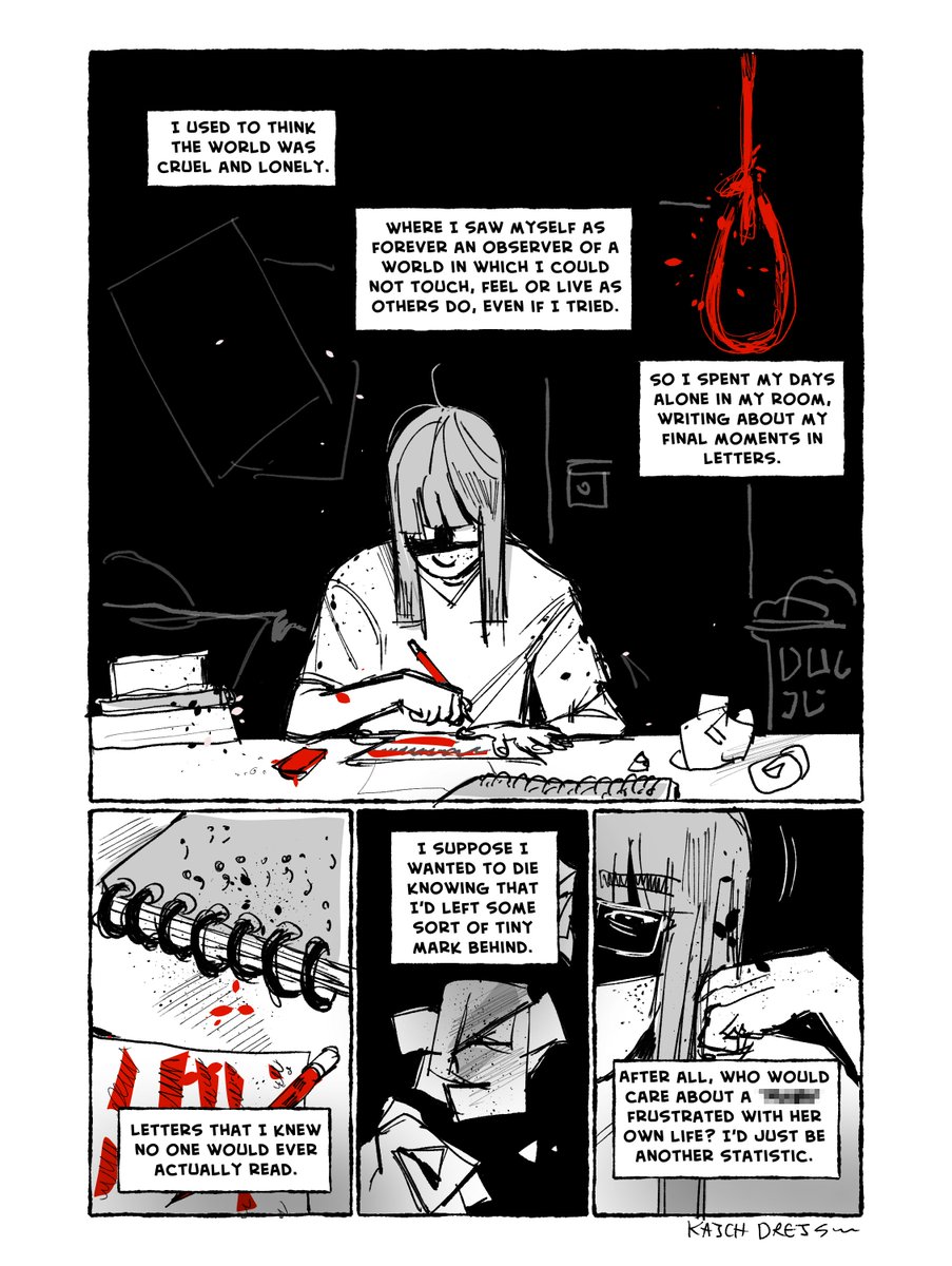 Kaichdreis's tweet photo. a personal letter from Itzel 
[TW s-icidal ideation and sh] https://t.co/dD2F3DwIRE