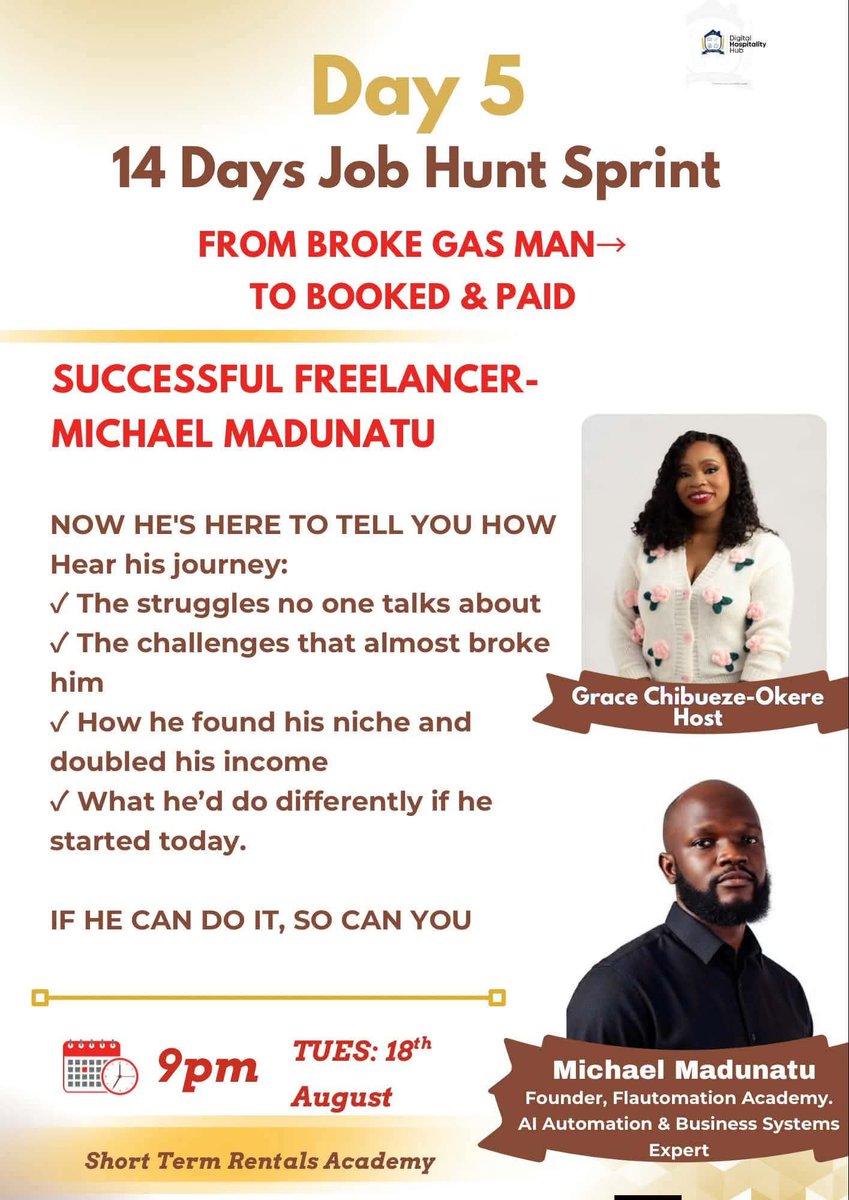 HenzySmiles's tweet photo. He never gave up.

Thank you again for the wisdom, encouragement, and reminder to keep going.

Keep showing up. Your journey is still unfolding. 

Thank you again Coach Grace Chibueze - Okere  and our amiable Guest Speaker Michael Uche Madunatu https://t.co/ZZUyl7eGI5