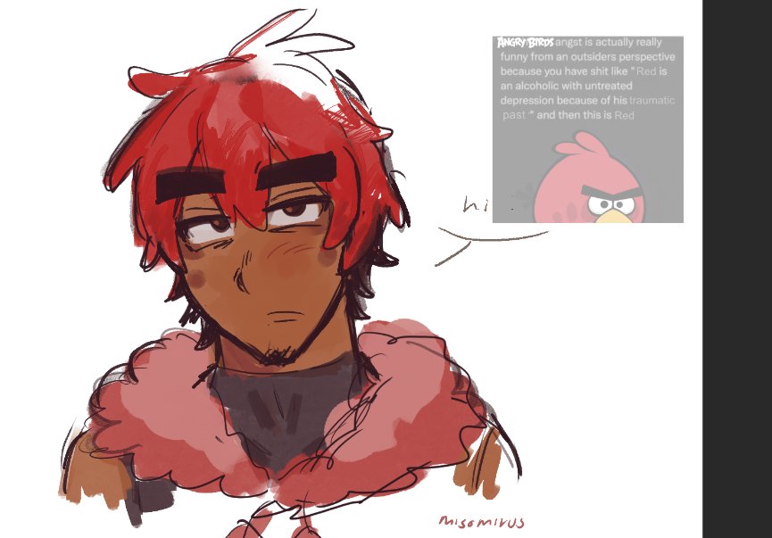 misomirus's tweet photo. uhhhh Hey man who r u #angrybirds #angrybirdsFart https://t.co/GZ6semZ3rO