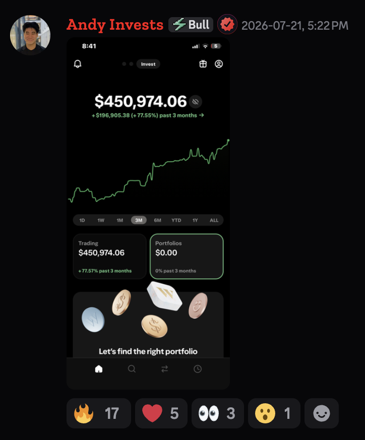 TWCTrades's tweet photo. I traded $10,000 into $450,000 in 6 months by finding  10x stocks early like $MU, $SNDK, and $AAOI. 

These 5 stocks can create generational wealth by 2029:

$RDDT 
$NBIS 
$META 
$SPCX 
$IREN 

Many will regret not following me for more. https://t.co/1mdcI2bG2t