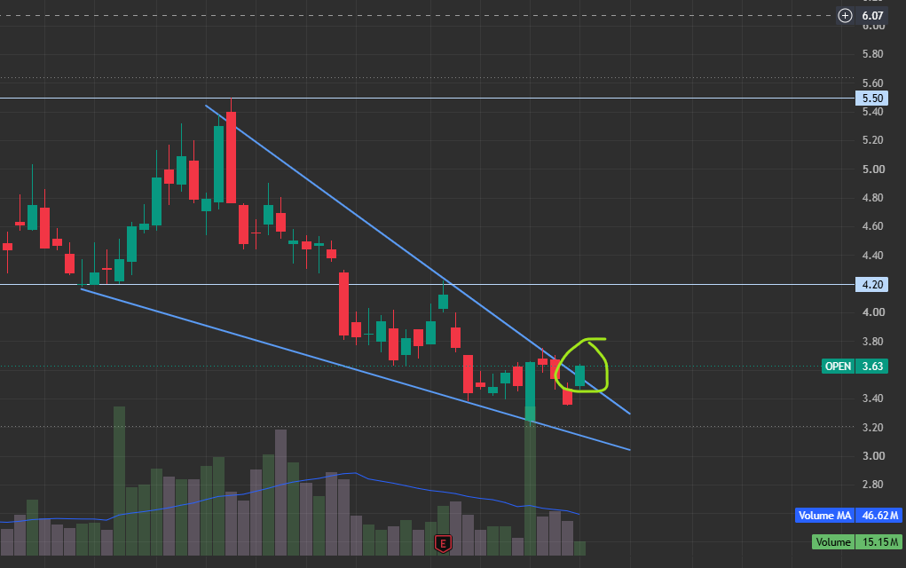 DD_Henney's tweet photo. $OPEN #Peekaboo https://t.co/vq39w9l2DI