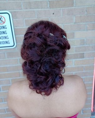 InesWallorlieh's tweet photo. Gorgeous prom updo by Brenda! Sparkly, elegant, and so much fun. https://t.co/fuvWweAzqw