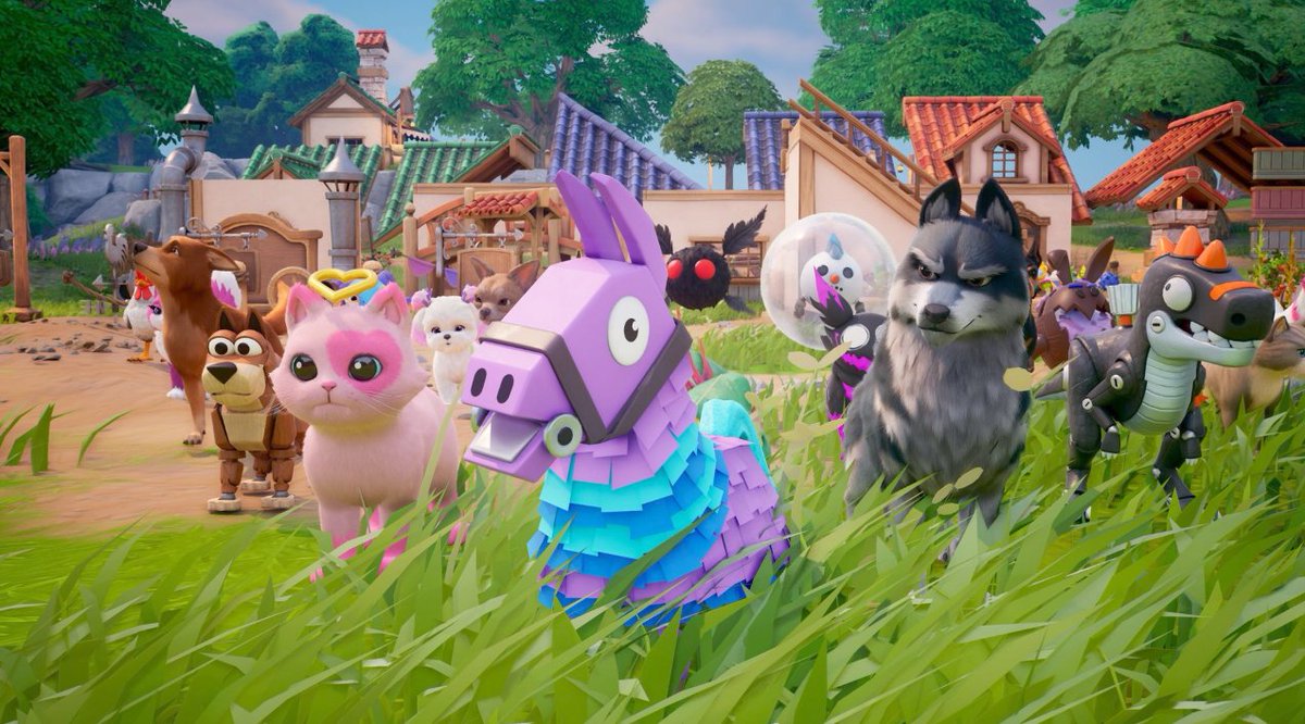 ByRaulpro's tweet photo. ¿Qué mascota les gustaría tener en su equipo? Nosotros nos quedamos con todas. 🐾 #Fortnite #Gaming #Squad https://t.co/uTMVj86HNS