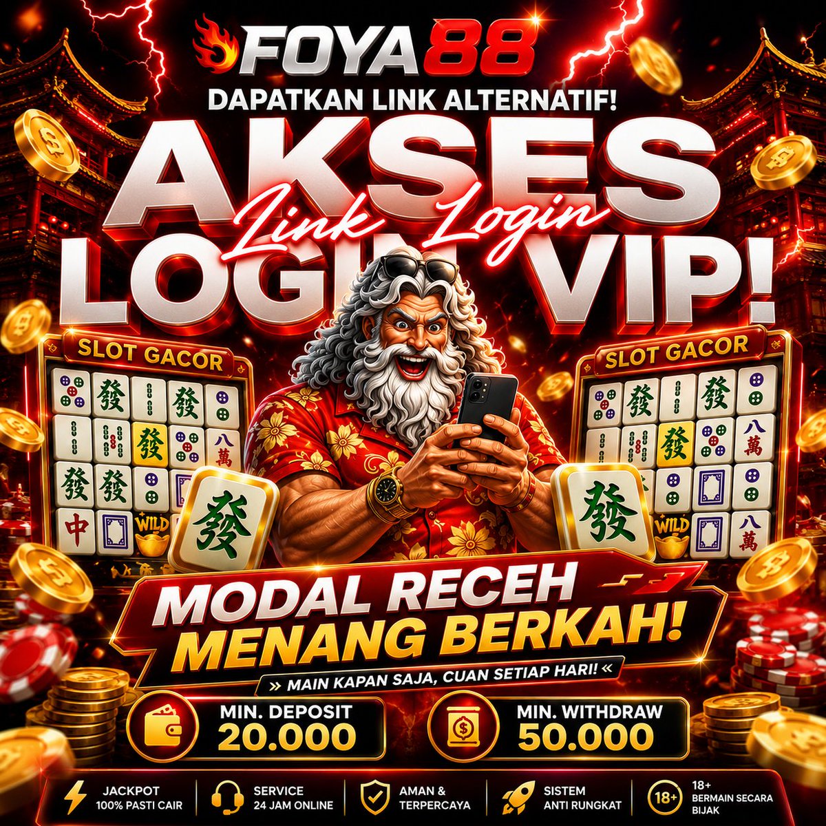 alyageyi's tweet photo. 🎮 SITUS SLOT GACOR HARI INI 
📌 Provider Viral Populer FOYA88
📍 Member Baru Dijamin Maxwin
👉 Member Banyak Jp Jutaan

⚡ Link Slot Gacor : https://t.co/T3V5wbdVf5 https://t.co/3KBtivtTUN