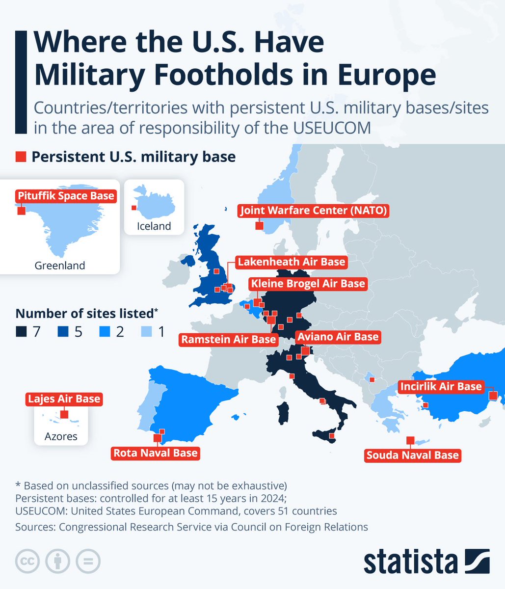 OsintBH's tweet photo. 🇮🇷🇺🇸According to a report, Iran is considering attacks on U.S. military targets in Europe if President Donald Trump escalates the conflict.

#iran #unitedstates #europe #trump https://t.co/gZZWfWt7fd