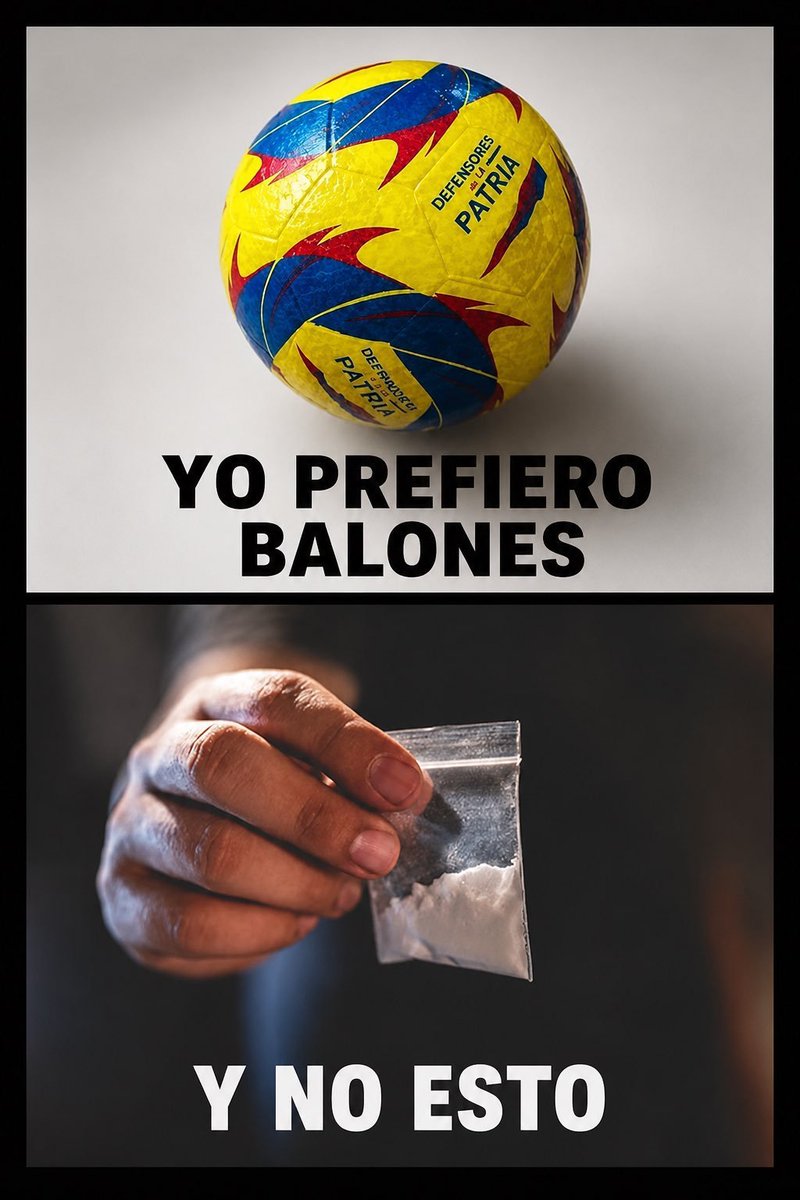 conejoblanco77's tweet photo. Yo si prefiero que les den balones, en lugar de los que ofrecen los que quieren legalizar consumo. Imagen cortesia @SusanaGarzon3 https://t.co/X2OBX8e5vX