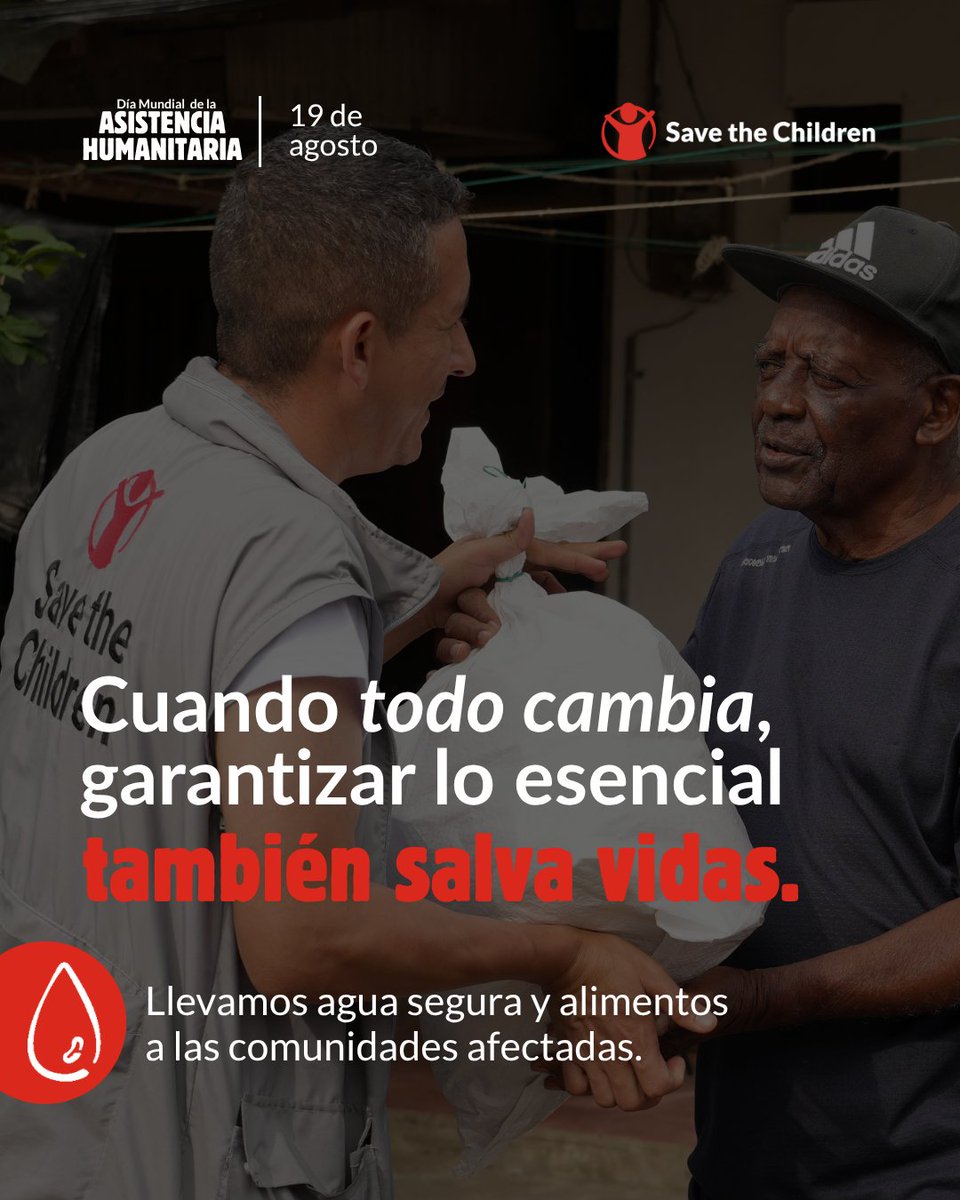 savechcolombia's tweet photo. 🚨 La emergencia continúa. Nosotros también.
En este Día Mundial de la Asistencia Humanitaria, estamos junto a las comunidades afectadas por el terremoto que golpeó a Colombia.

En Buenaventura, donde estamos presentes desde el primer día, acompañamos a niñas, niños y familias con una respuesta que incluye atención en salud, apoyo psicosocial, educación en emergencias, protección, agua segura y alimentos.

Nuestra respuesta se extenderá también a Cali y Quibdó, para llegar a más comunidades y atender las necesidades de niñas y niños afectados.

Pero sabemos que todavía falta mucho. La recuperación apenas comienza y necesitamos unir esfuerzos para llegar más lejos.

Personas, empresas, organizaciones y aliados: necesitamos de ustedes.

❤️ Tu donación nos ayuda a seguir protegiendo a la niñez y acompañando a las familias afectadas.

👉 Dona aquí https://t.co/qQDMnAFVx3 y ayúdanos a llegar más lejos.

#DíaMundialDeLaAsistenciaHumanitaria #SaveTheChildren #Colombia #Buenaventura #EmergenciaHumanitaria #NiñezEnEmergencias