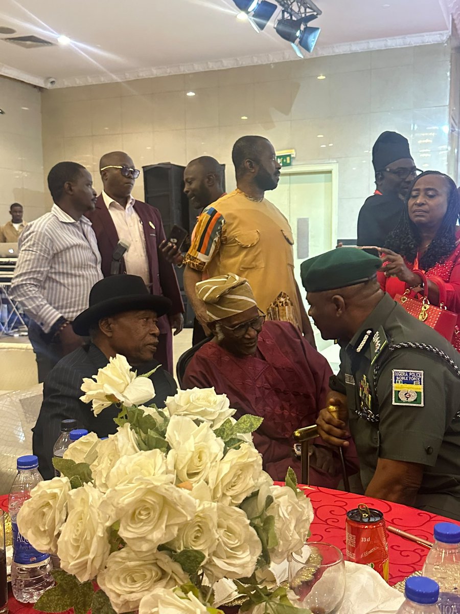 vanguardngrnews's tweet photo. Arrival of Inspector General of Police Tunji Disu at Vanguard at 40 Anniversary Book Launch https://t.co/QijqZqYJhE