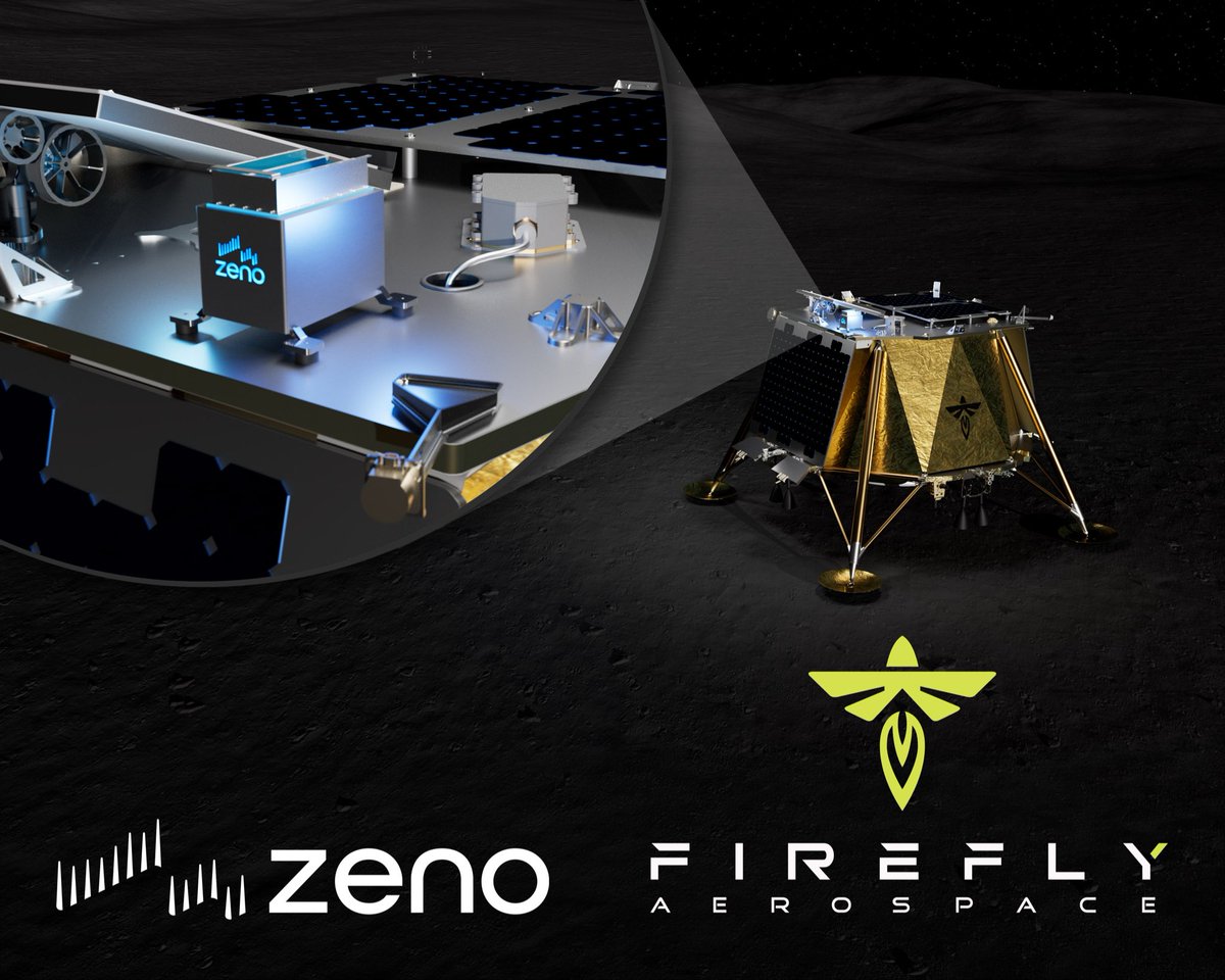 tybernstein's tweet photo. We're bringing nuclear power to the Moon in 2028.

Today, @Zeno_Power announced an agreement with @FireflySpace to fly our Americium-241 Radioisotope Heater Unit (RHU) and Survive-the-Night Package on an upcoming Blue Ghost mission, in support of @NASAMoonBase.

The race back to the Moon is a race to stay, and staying means surviving the two-week lunar night when temperatures fall below -280°F. Today, America is behind.

Since 2019, China's Chang'e 4 mission has survived repeated lunar nights using radioisotope technology to stay alive. Recent U.S. lunar missions, relying on solar power and batteries, have not survived.

That's about to change.

After Blue Ghost completes its lunar-day operations, our RHU will provide continuous heat to keep the Survive-the-Night Package running through the dark as it transmits operational data back to Earth.

NASA's demand signal for this was explicit: it specifically incentivized this mission to demonstrate surviving the lunar night with radioisotope technology by 2028. With Firefly, we're answering that call.

Permanence is a power problem. @NASAMoonBase – and the dozens of missions in the coming years that will build toward a permanent lunar presence – will require nuclear at a scale that doesn't exist today. At Zeno, we're ready to meet that demand.

Ad Lunam Per Nuclear!