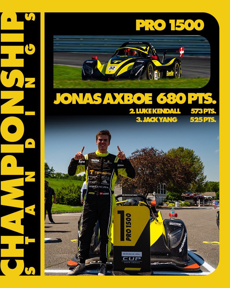 RadicalCUP's tweet photo. The championship battles are heating up as we head into the final round of the season! 🔥

#RadicalCupNorthAmerica / #RadicalCup / #BeRadical / #RadicalCupNA / #BecauseRadical / @hankooktireusa / @radicalmsport https://t.co/Fm8Qo1fFq7