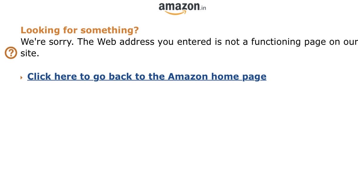 KalwaniDimple's tweet photo. @AmazonHelp Iink not working https://t.co/nqwxF3PFD8