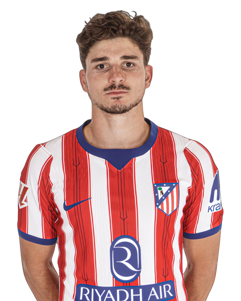 juegosimple__'s tweet photo. 🇦🇷🇪🇸 La foto oficial de Julián Álvarez en el Atlético de Madrid para la temporada 26/27. https://t.co/zRAxISvFsI