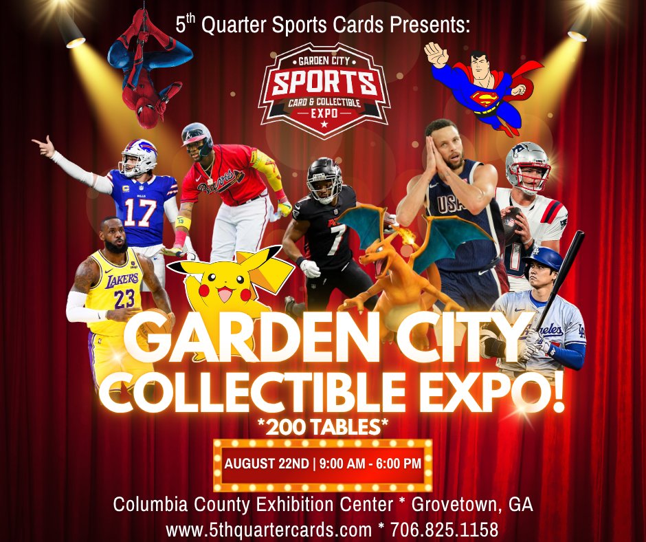 5thQuarterCards's tweet photo. It's almost show time!!
This Saturday, August 22nd 🫡 https://t.co/anhn96IAl7