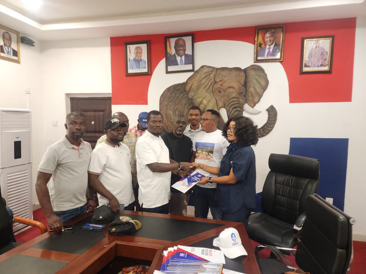 EkBodja's tweet photo. This morning, Wisdom Cristo Klutse, the Volta Regional Organizer of the NPP, led a team of constituency officers to pick up the nomination form on my behalf and on behalf of the entire team.

The agenda for a New Era where organizers are allowed to organize begins in grand style as we seek to build the most laser focused, election winning machinery for the New Patriotic Party.

#OurNextEra
#LetTheOrganizersOrganize
#KorsiBodja2026