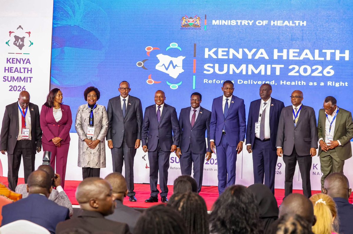 Kmtc_official's tweet photo. Kenya remains one of Africa’s important producers of health professionals. As demand for skilled health workers grows globally, workforce migration, retention, ethical recruitment, continuous skills development and protection of domestic service-delivery needs must remain integral to national health workforce planning. KMTC’s expanded training capacity therefore supports a dual objective: strengthening Kenya’s health system and enabling its graduates to compete responsibly in the global workforce.

Technology is reshaping the patient journey at KNH
The Chief Executive Officer of Kenyatta National Hospital (KNH), Dr. Richard Lesiyampe, said technology is increasingly being used to improve patient experience and clinical outcomes.
KNH has more than 500 specialists covering major areas of disease burden.

The hospital is automating the patient journey from registration through discharge.
Modern imaging equipment is also supporting diagnosis and treatment.
The hospital is exploring additional technologies to improve mobility and rehabilitation for patients.

#HealthSummitKe #KMTCat100