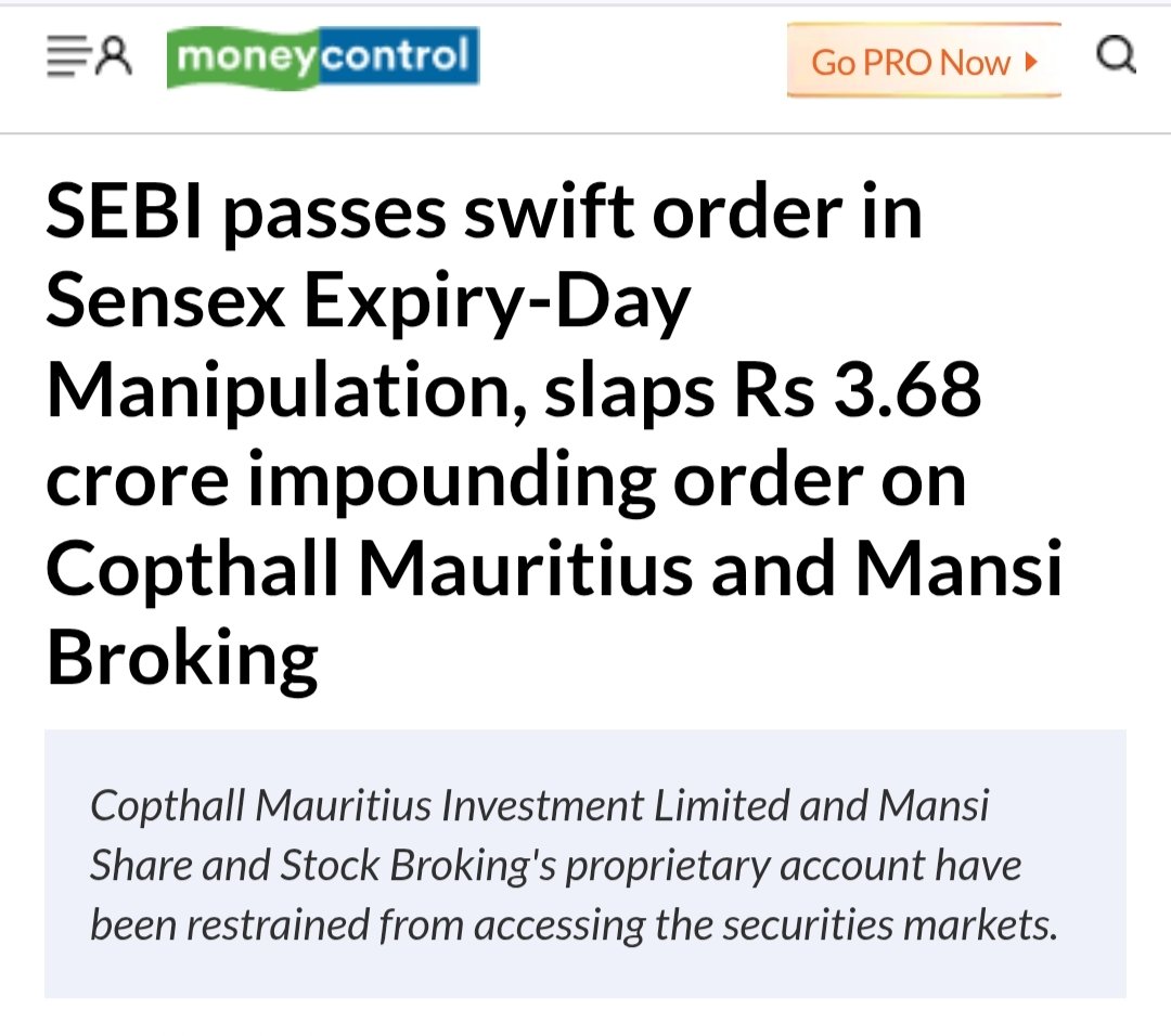 heymanzoor's tweet photo. SEBI froze ₹3.68Cr in illegal gains from Copthall & Mansi Share for the Aug 13 CAS manipulation, but everyday options traders are left carrying the permanent financial scars of a rigged Sensex expiry. 📉📈📊
#CASOrder
#CAS
#SEBI
#StockMarketIndia
#Sensex
#TradingIndia
#FNO https://t.co/FhWCEtHiKr
