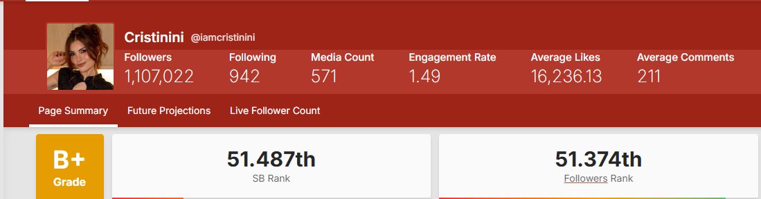 kickeandokick's tweet photo. "LA CAÍDA DE LOS INFLUENCERS" con datos,...🔥 Cristinini 🔴INSTAGRAM - 514.000 seguidores perdidos en los 2 últimos años📉 #roro #fabiabasevillano #lolalolita #twitch #tiktok #cm #socialmedia #metricas https://t.co/G6QXDmefcd