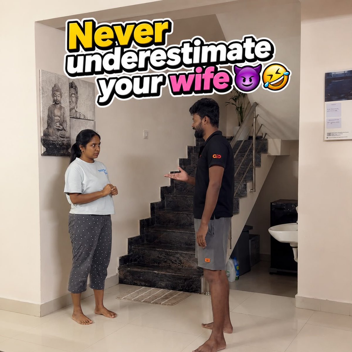 Shyam71196's tweet photo. Hey Guys, Kindly check this reel &amp; follow us in Instagram

#couplegoals #dishastories #husbandwife #wifeforlife #couplereels
               https://t.co/I08vKIzSwy https://t.co/hVQPbc6qnE