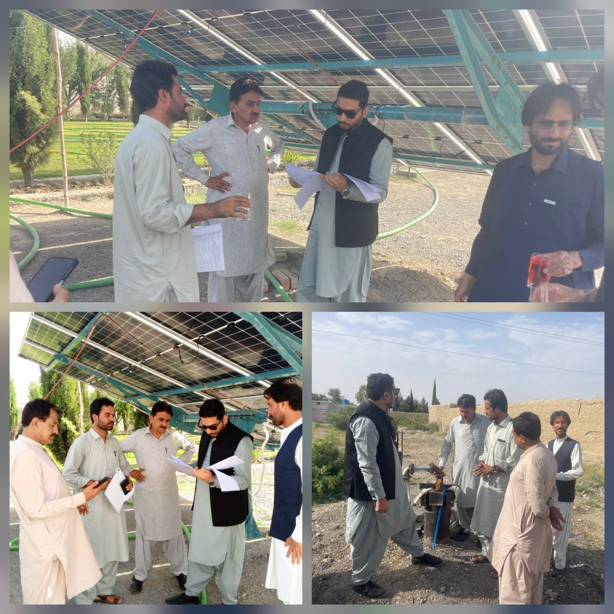 Justtust's tweet photo. DC Killa Saifullah inspected 7 solar water supply schemes under BSDI Phase-II. All were found functional and providing clean drinking water. Solar-powered systems will ensure sustainable, low-cost water supply while reducing the burden of electricity costs on local communities. https://t.co/gcmaMrqOyY