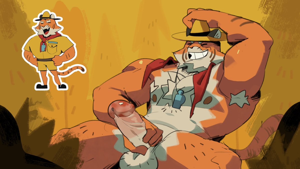 RCamerion's tweet photo. Quick doodle Mr.Goodfang 🐯⛺️ https://t.co/cIMxhRc1tg