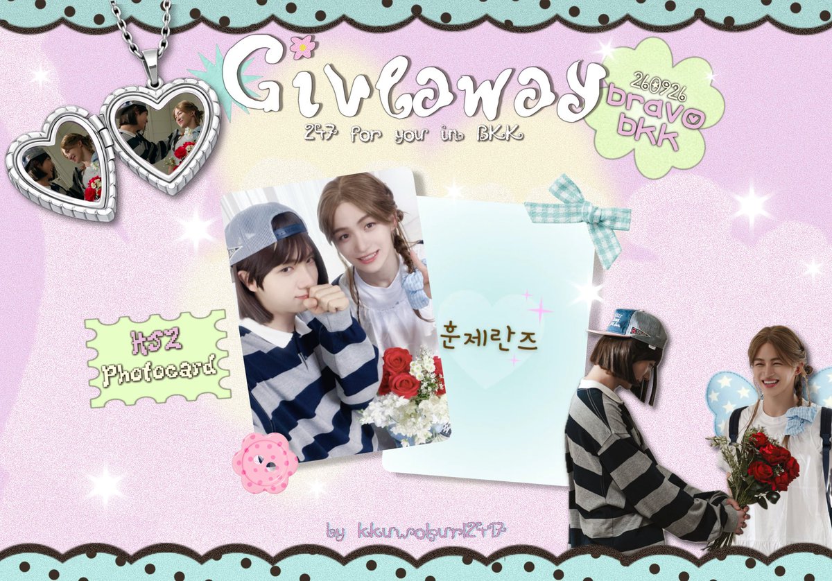 kkuwolgurl2417's tweet photo. 🌹𝐺𝑖𝑣𝑒𝑎𝑤𝑎𝑦 🩹🫯
#247FORYOU_IN_BANGKOK ₍^·͈༝·͈^₎◞ ̑̑
♡ special photo-card 최후배x김여주 ver. for 재햎/햎재 shipper 42ea 🍧🪣

📍 ʙʀᴀᴠᴏ, ʙᴋᴋ ₌᳐･֊･₌᳐ ੭
Sep 26; ⏰tba

 💌 #ซาอีแจกของ
#TWS #투어스 https://t.co/oIP3bowECW