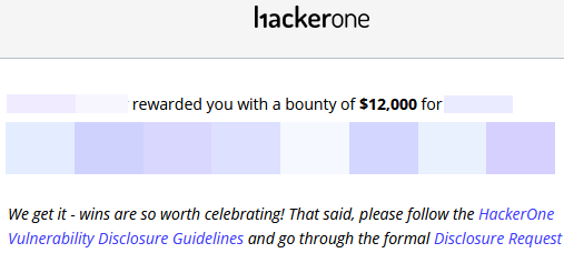 __nav1n_'s tweet photo. Just got rewarded another $12K! This bug was discovered with the assistance of Claude Code. Since I started using Claude into my bug bounty workflow, I’ve seen some of my biggest payouts. AI in bug bounty isn’t a bad thing, guys. Btw, not SQLi this time, but the bug was even more destructive, with a significant impact on confidentiality. #BugBounty #AI #ClaudeCode