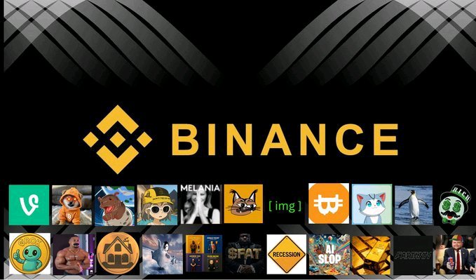 CryptoThro's tweet photo. Which Solana #memecoins should Binance #Binance List next?
$DROVER or #HYDRACHAIN or #CKOM or $VINE or $DOG or #MOODENG or $GHIBLI or #MELANIA or $FLOPPA or $IMG or #TITCOIN or $WEN or $MUMBLE or $RICH or #GROK or $TEDDY or #HOUSE or #ROUTINE or $Figure or $FAT or #recession or $AISlop or $GOLD or #Fartcoin or $pwease ???