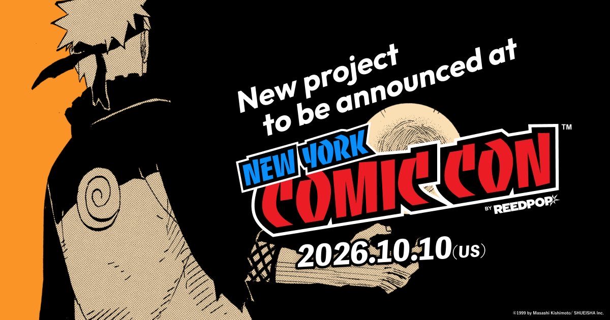 portalborutobr's tweet photo. 🚨| OFICIAL: Foi confirmado um palco especial de NARUTO na New York Comic Con 2026!

O evento contará com a presença de Junko Takeuchi, voz de Naruto Uzumaki, e Noriaki Sugiyama, voz de Sasuke Uchiha. O palco acontecerá no dia 10 de outubro de 2026 e promete trazer as últimas novidades da franquia!

🔗: https://t.co/FMTKy7JLWk